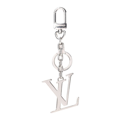 Louis Vuitton LV Facettes Bag Charm Key Holder Silver 1 of 4