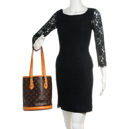 Louis Vuitton Monogram Petit Bucket 23 2 of 8