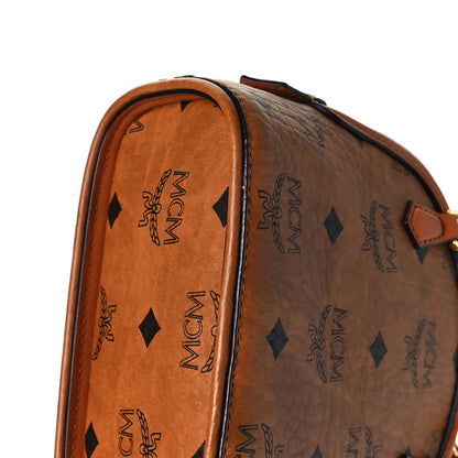 MCM Visetos Mini Anna Crossbody Bag Cognac 11 of 12