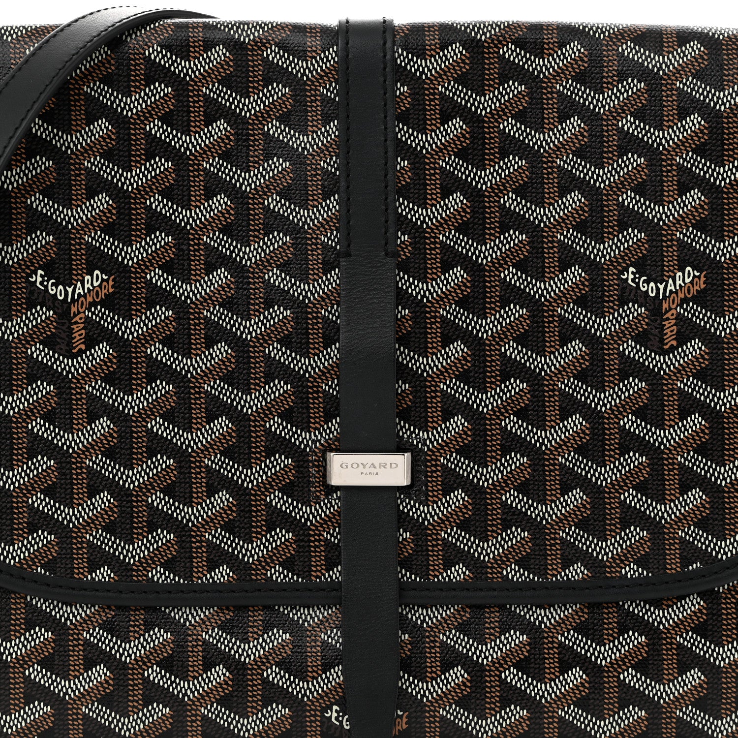 Goyard Goyardine Belvedere II MM Messenger Bag Black 7 of 10