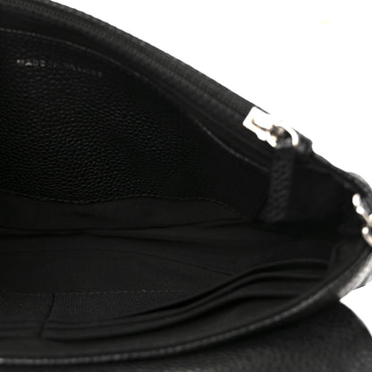 Chanel Caviar Half Moon Wallet On Chain WOC Black 5 of 12