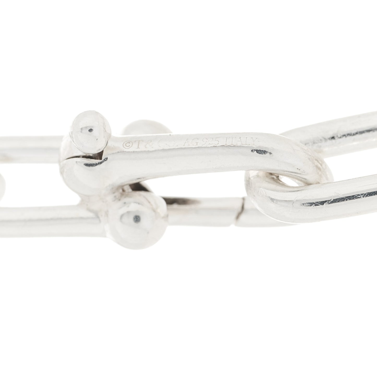 Sterling Silver HardWear Graduated Link Necklace