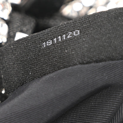 Alexander Wang Mesh Crystal Rhinestone Mini Heiress Pouch Silver 7 of 11