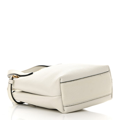 Salvatore Ferragamo Tumbled Calfskin Gancini Mini Bag White 4 of 13