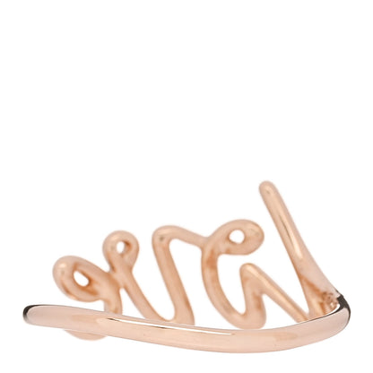 Tiffany 18K Rose Gold Paloma's Graffiti Love Ring 56 7.75 3 of 6