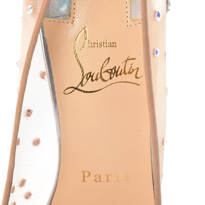Christian Louboutin Crystal Strass Follies 100 Pumps 36 Crystal 6 of 9