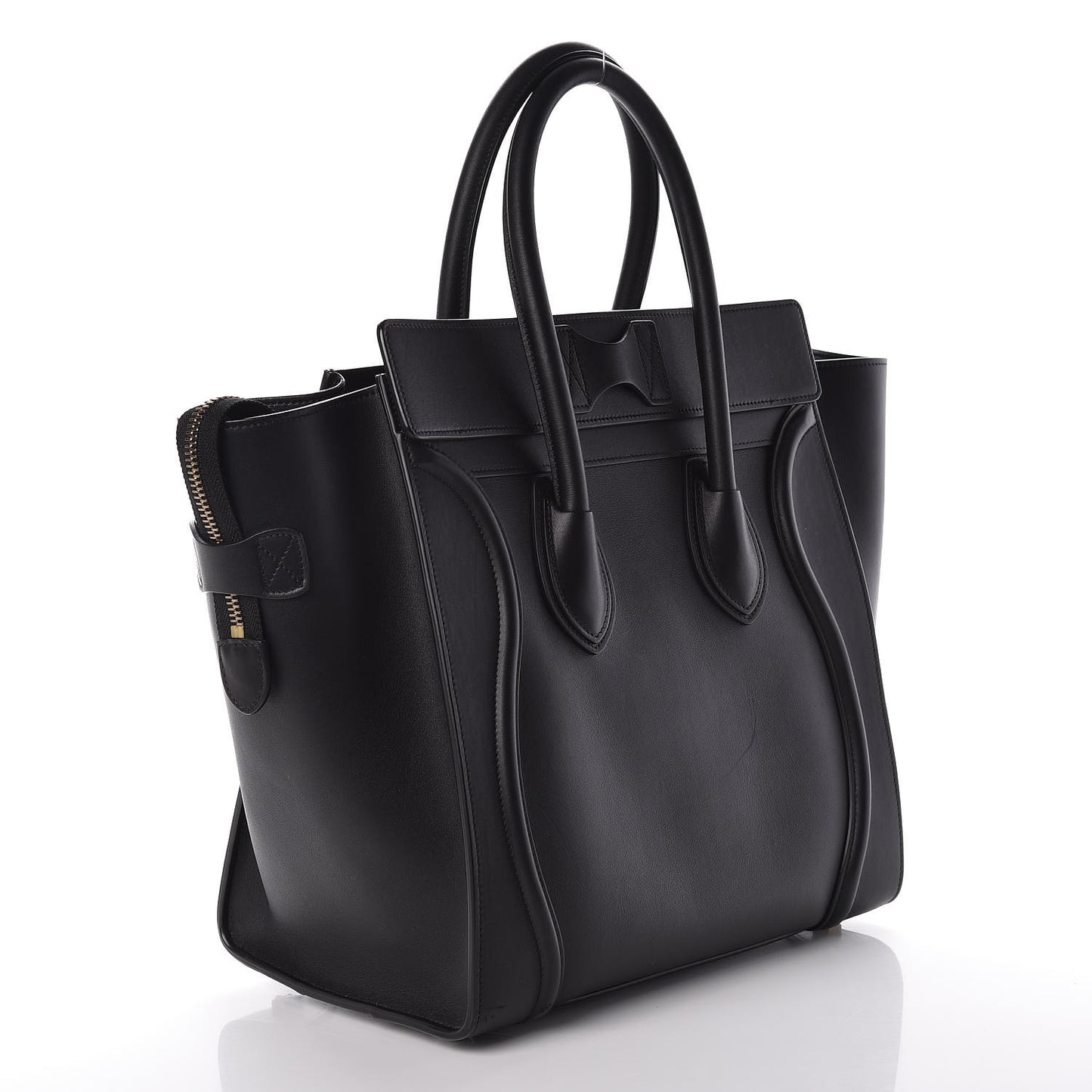 Smooth Calfskin Mini Luggage Black