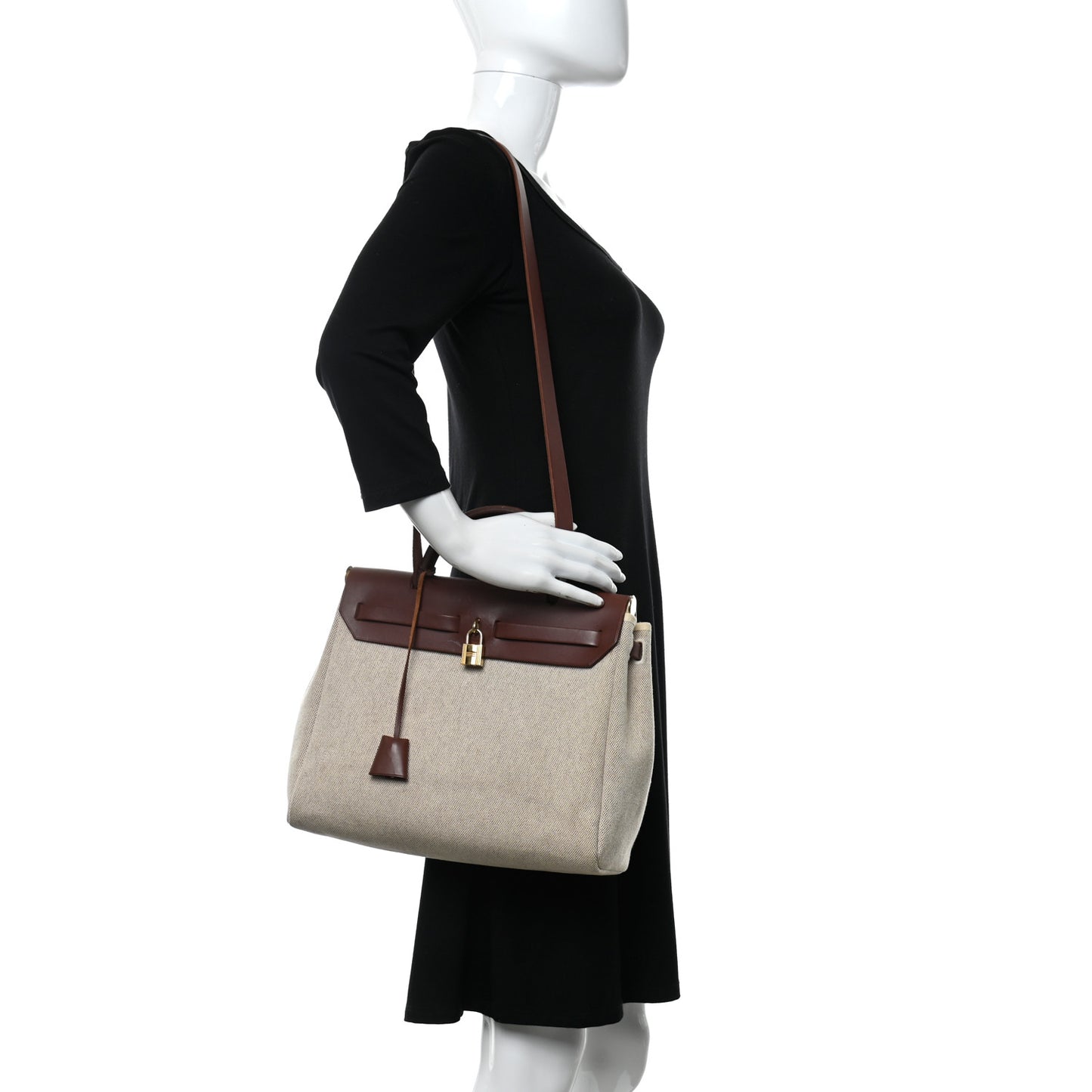 Vache Hunter Toile Herbag 30 PM Natural Havane