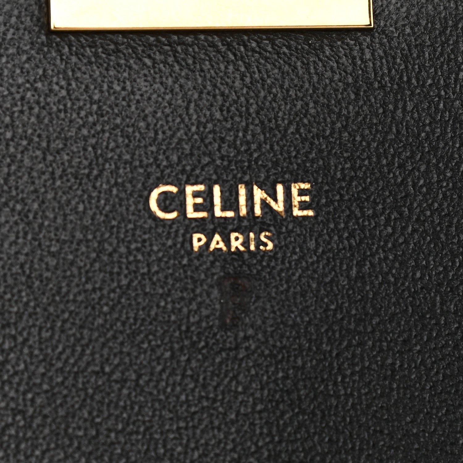 Celine Calfskin Quilted Medium C Bag Black White 6 of 10