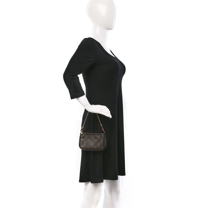 Louis Vuitton Monogram Mini Pochette Accessories 2 of 9
