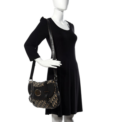 Christian Dior Monogram Shoulder Bag Navy Blue 2 of 12