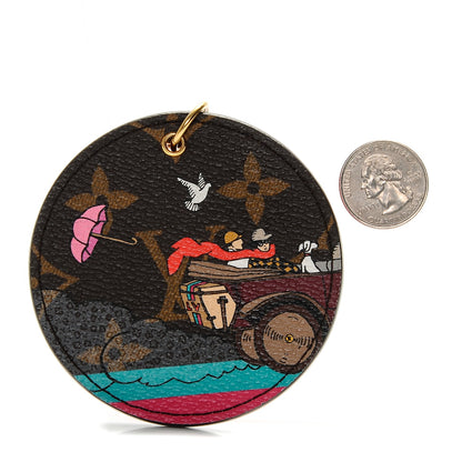Louis Vuitton Monogram 2015 Christmas Animation Bag Charm Key Ring 2 of 5