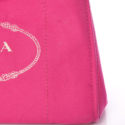 Prada Canapa Logo Shopping Tote Fuxia 14 of 16