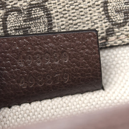 Gucci GG Supreme Monogram Neo Vintage Web Belt Bag Brown 7 of 9