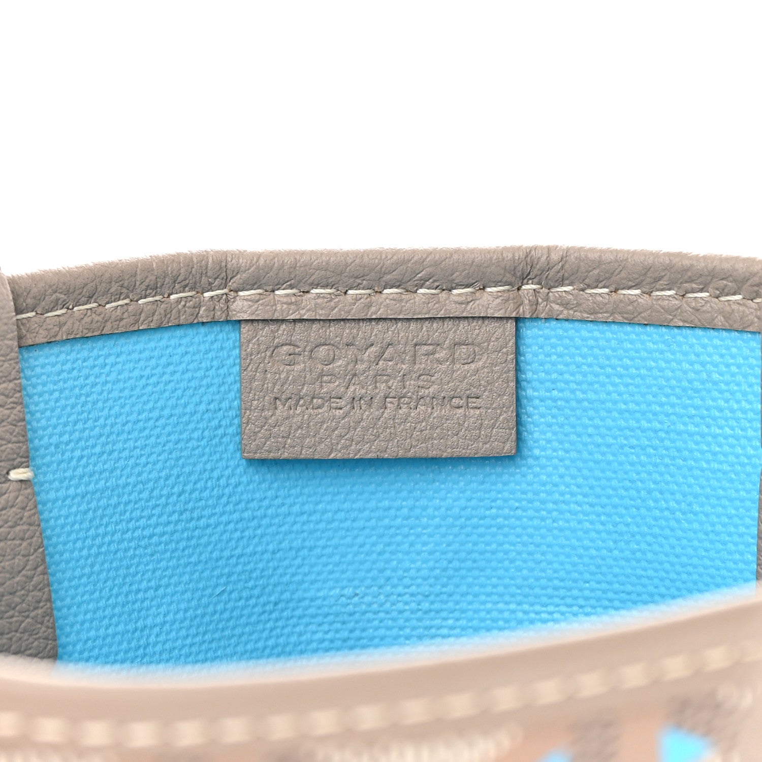 Goyard Goyardine Poitiers Claire Voie Tote Grege Turquoise 6 of 13