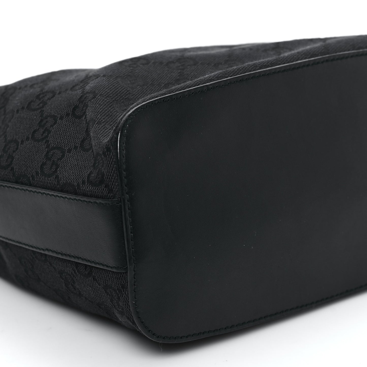 Monogram GG Small Clasp Hobo Black