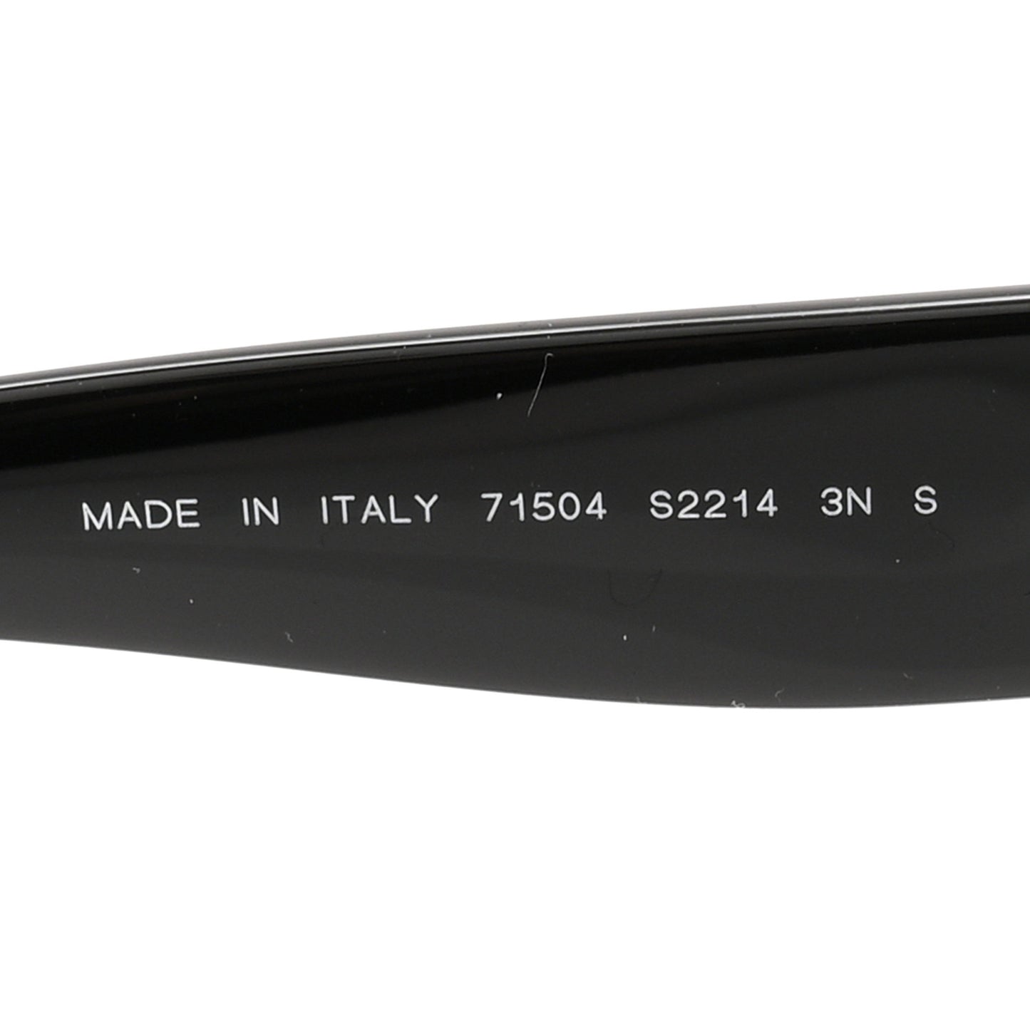 Acetate Shield Sunglasses 71504 Black