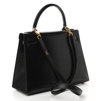 Hermes Box Kelly Sellier 28 Black 2 of 14