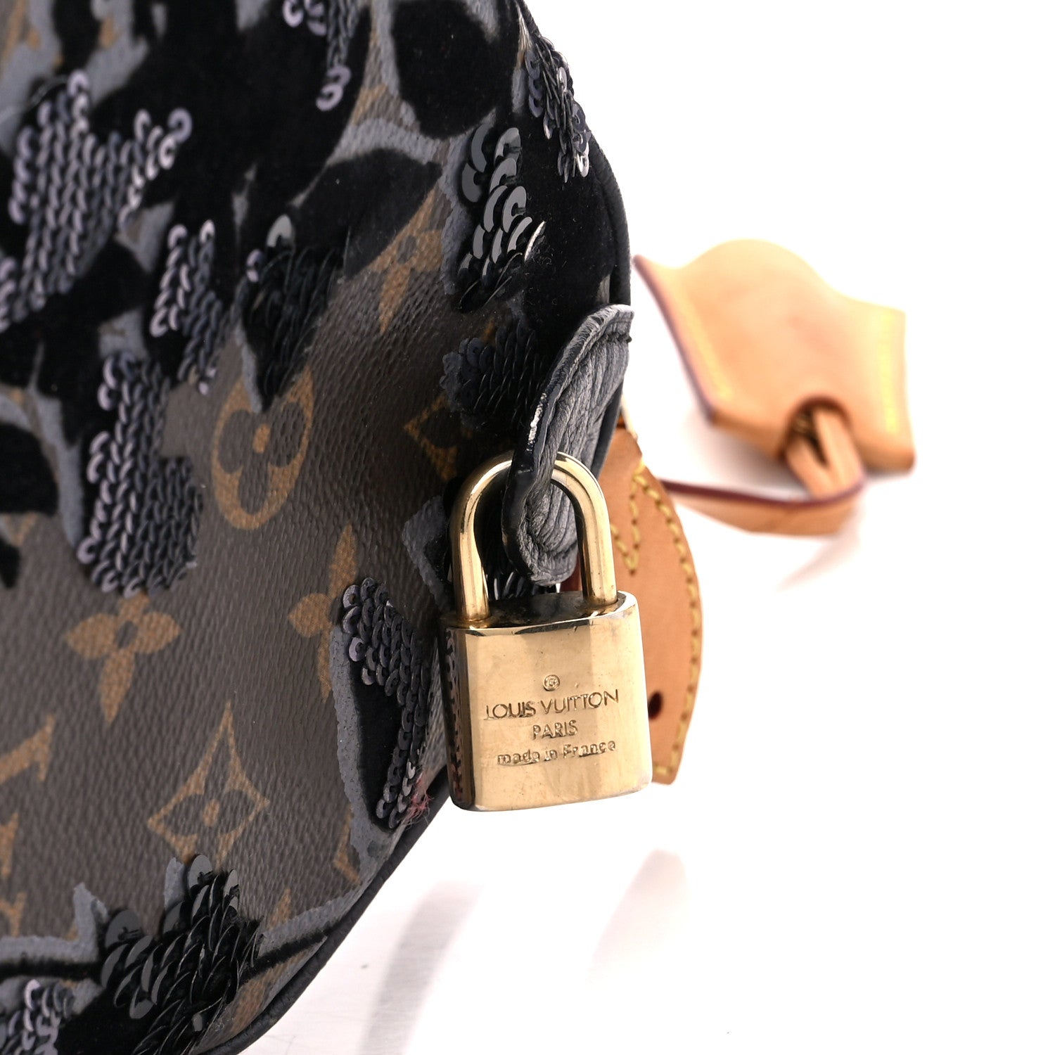 Louis Vuitton Monogram Fleur De Jais Sequins Speedy 30 10 of 14