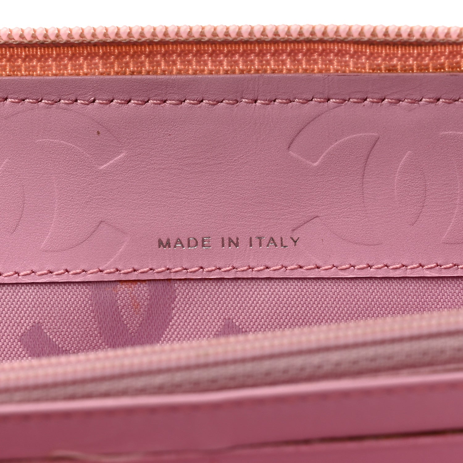 Chanel Calfskin Cambon Zip Around Organizer Wallet Pink 7 of 11