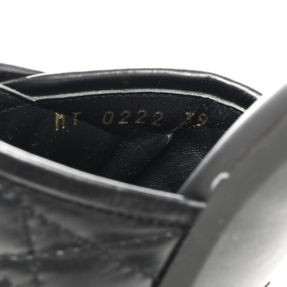 Christian Dior Calfskin Cannage Quilted Dio(r)evolution 80mm Slide Sandals 39 Black 7 of 8