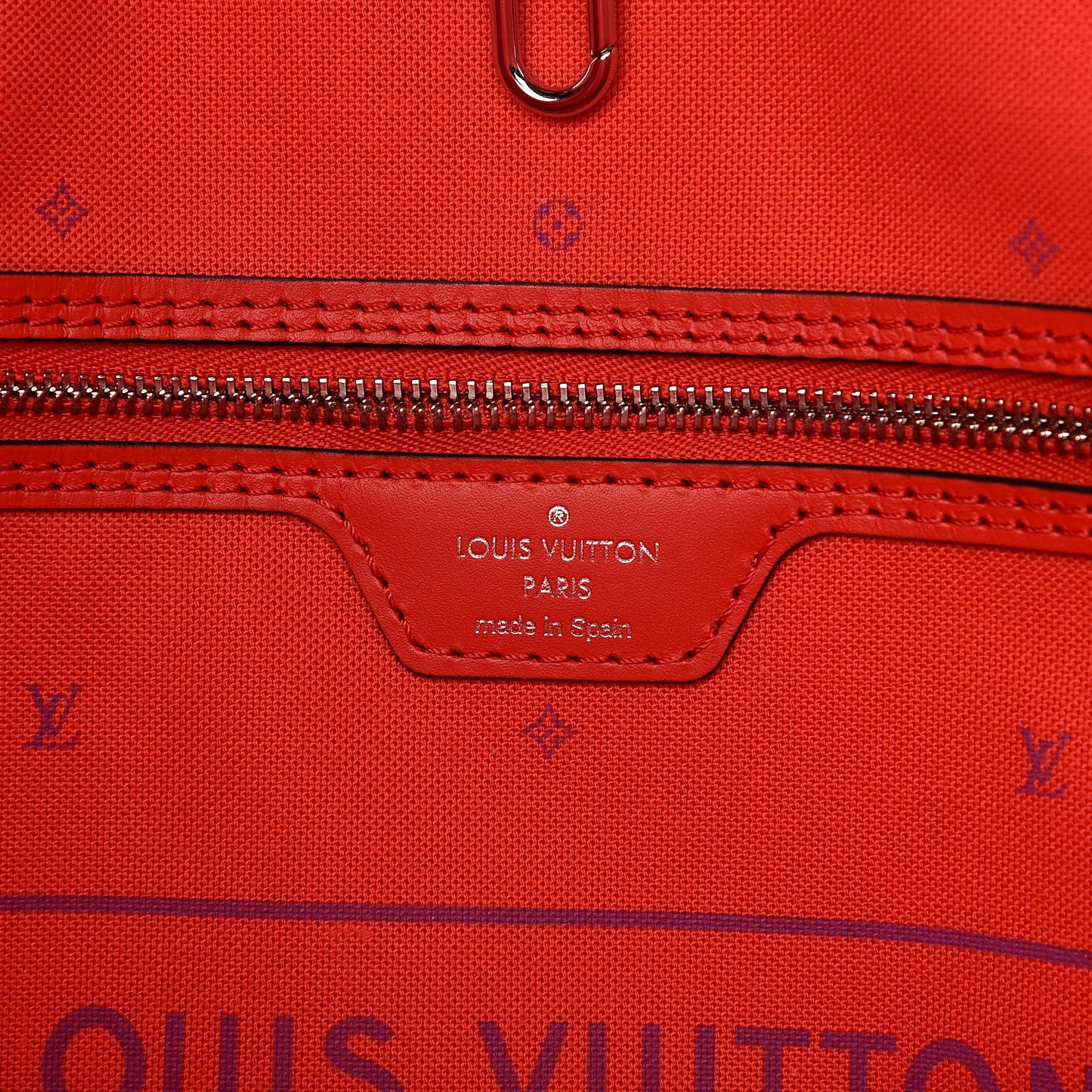 Monogram Escale Neverfull MM Rouge