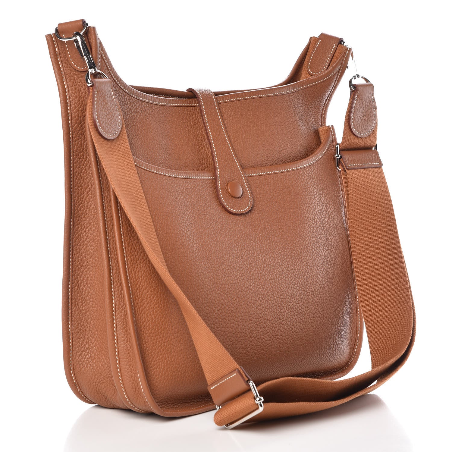 Hermes Taurillon Clemence Evelyne III GM Gold 3 of 7