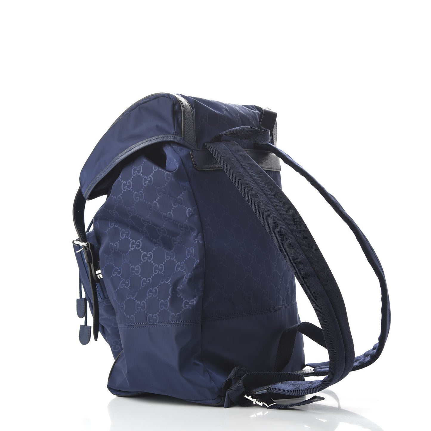 Nylon Monogram Medium Light Double Buckle Backpack Tide
