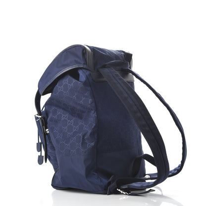 Gucci Nylon Monogram Medium Light Double Buckle Backpack Tide 2 of 8