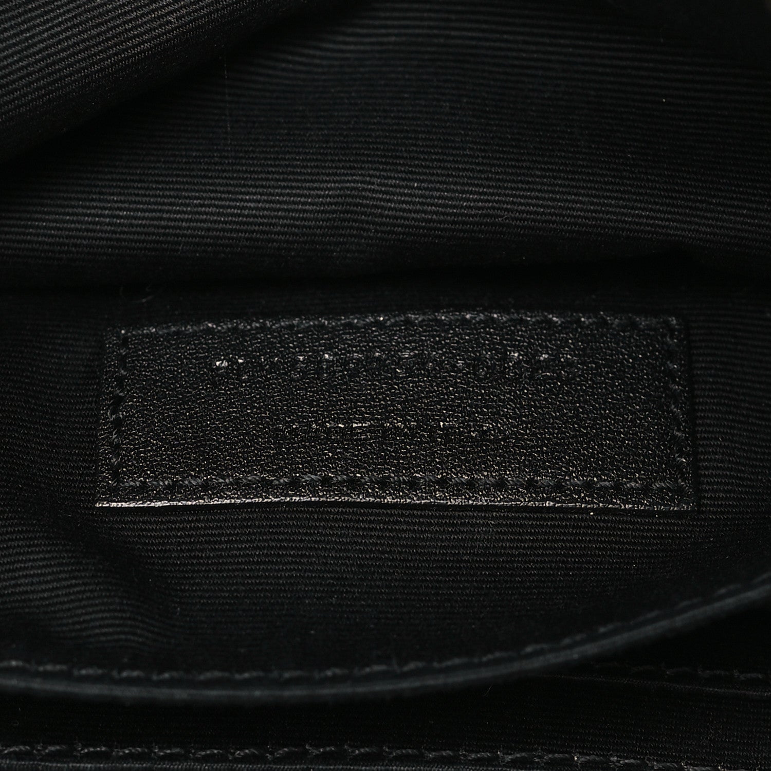 Saint Laurent Grain De Poudre Monogram Belt Bag Black 7 of 11