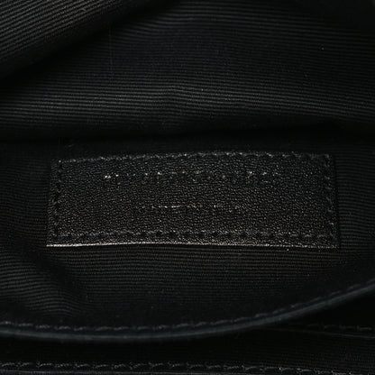 Saint Laurent Grain De Poudre Monogram Belt Bag Black 7 of 11