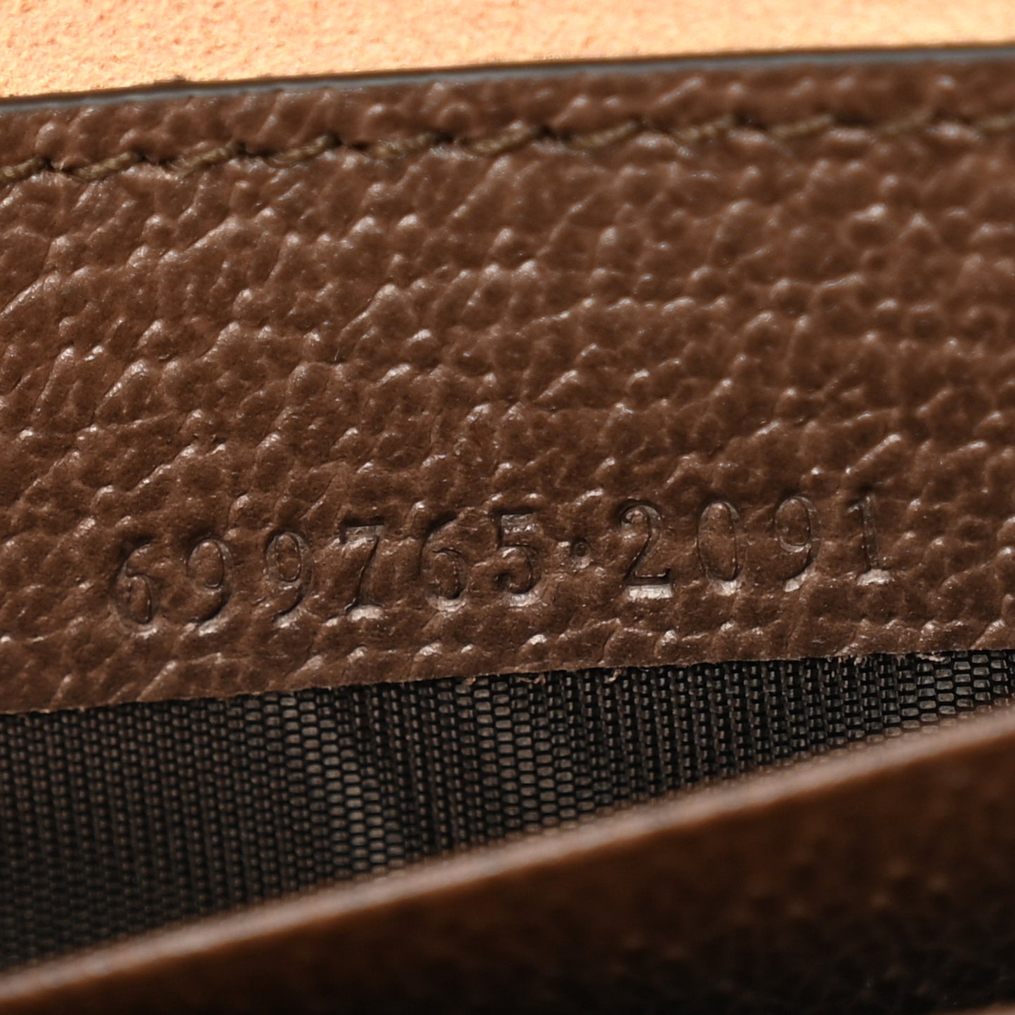 GG Supreme Monogram Textured Dollar Calfskin Web Ophidia Belt Bag 95 38 Beige Ebony New Acero