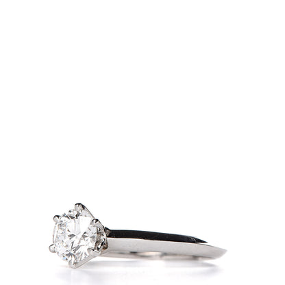 Tiffany Platinum Diamond .86ct Solitaire Engagement Ring 51 5.75 3 of 6