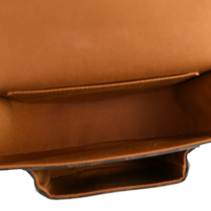 Celine Triomphe Canvas Medium Folco Bag Tan 5 of 11