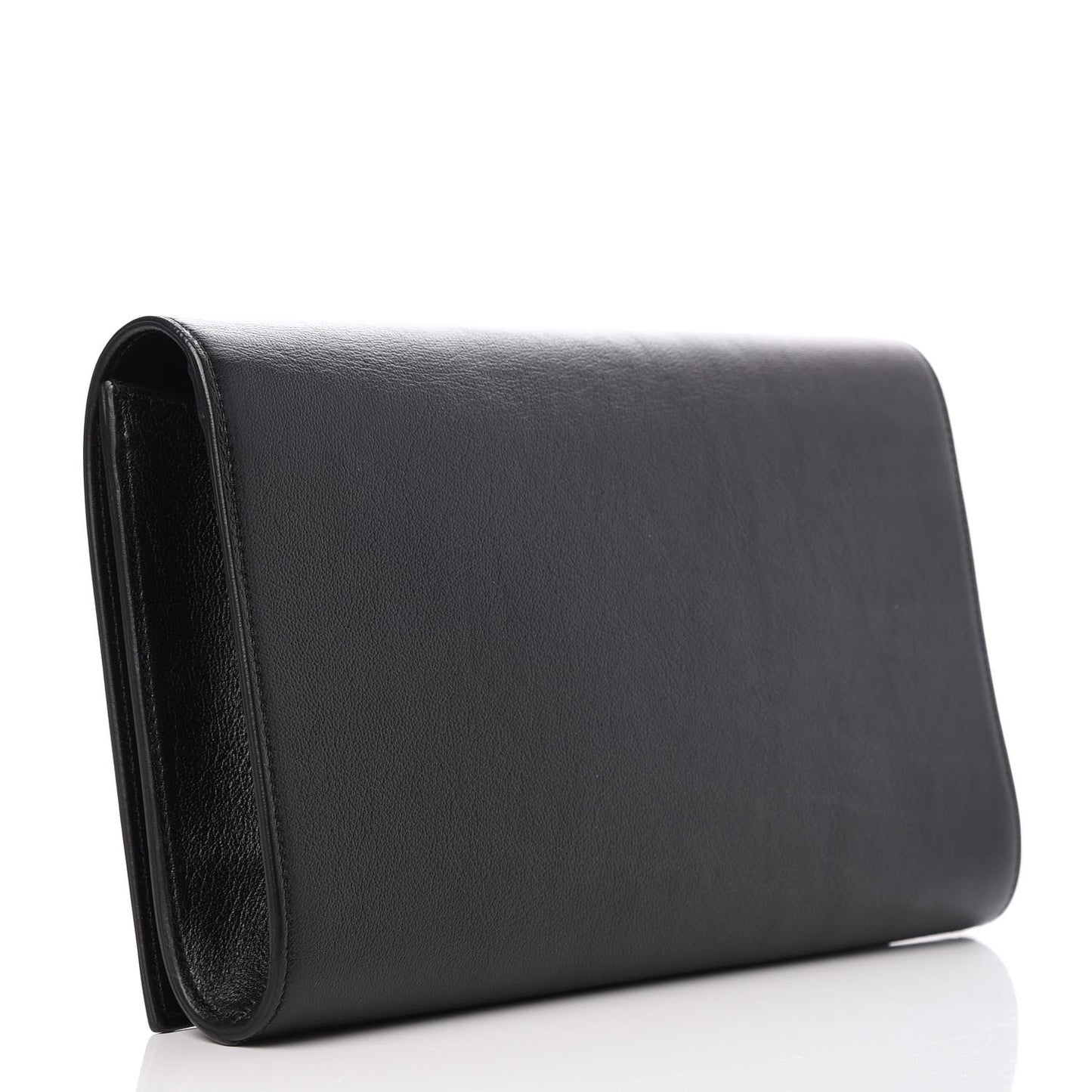 Calfskin Monogram Large Belle De Jour Clutch Black