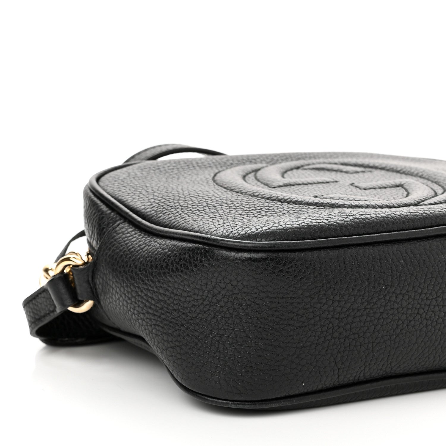 Gucci Pebbled Calfskin Small Soho Disco Bag Black 9 of 13