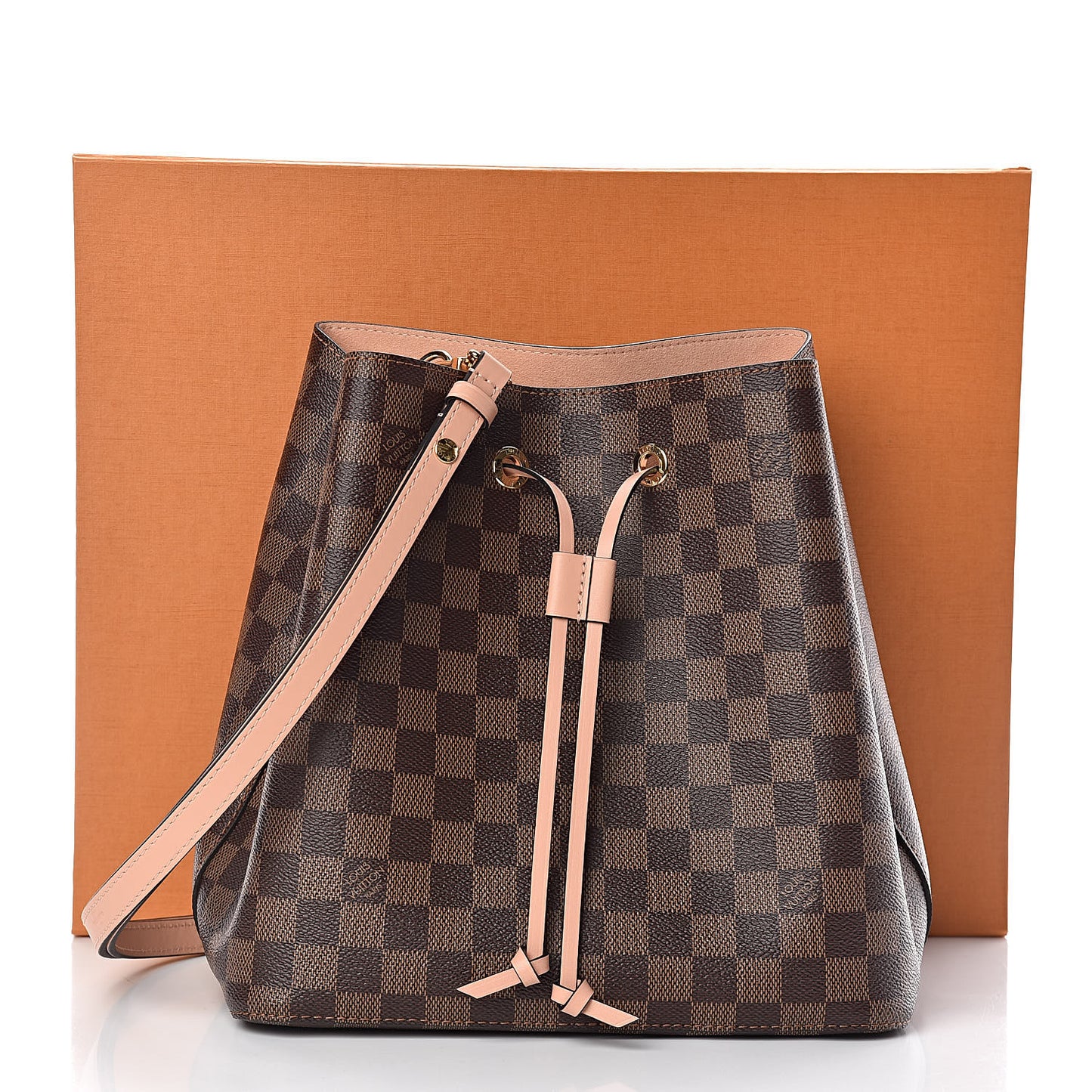 Damier Ebene Neonoe MM Venus Pink