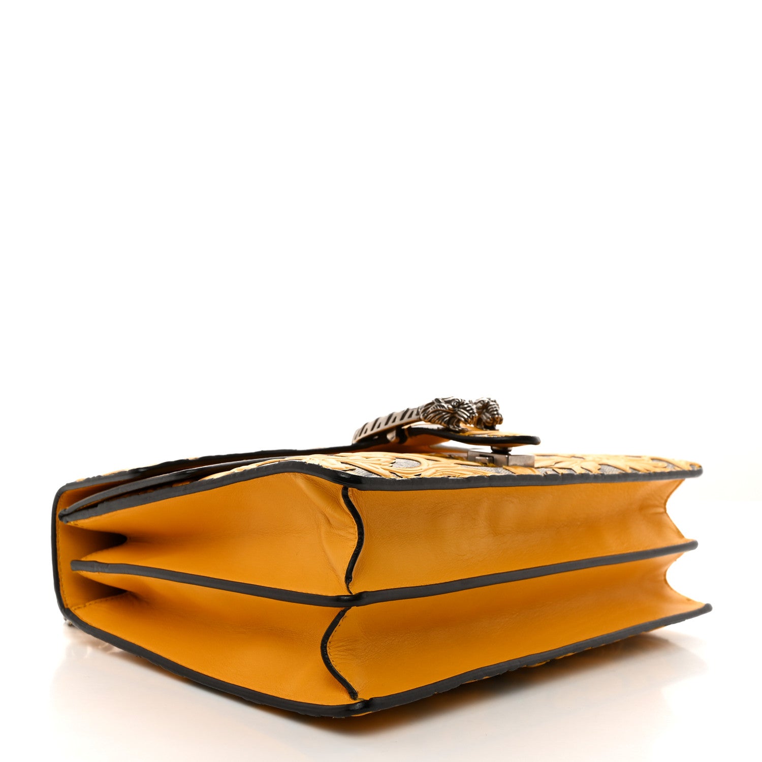 Gucci GG Supreme Monogram Arabesque Medium Dionysus Shoulder Bag Beige Yellow 4 of 10