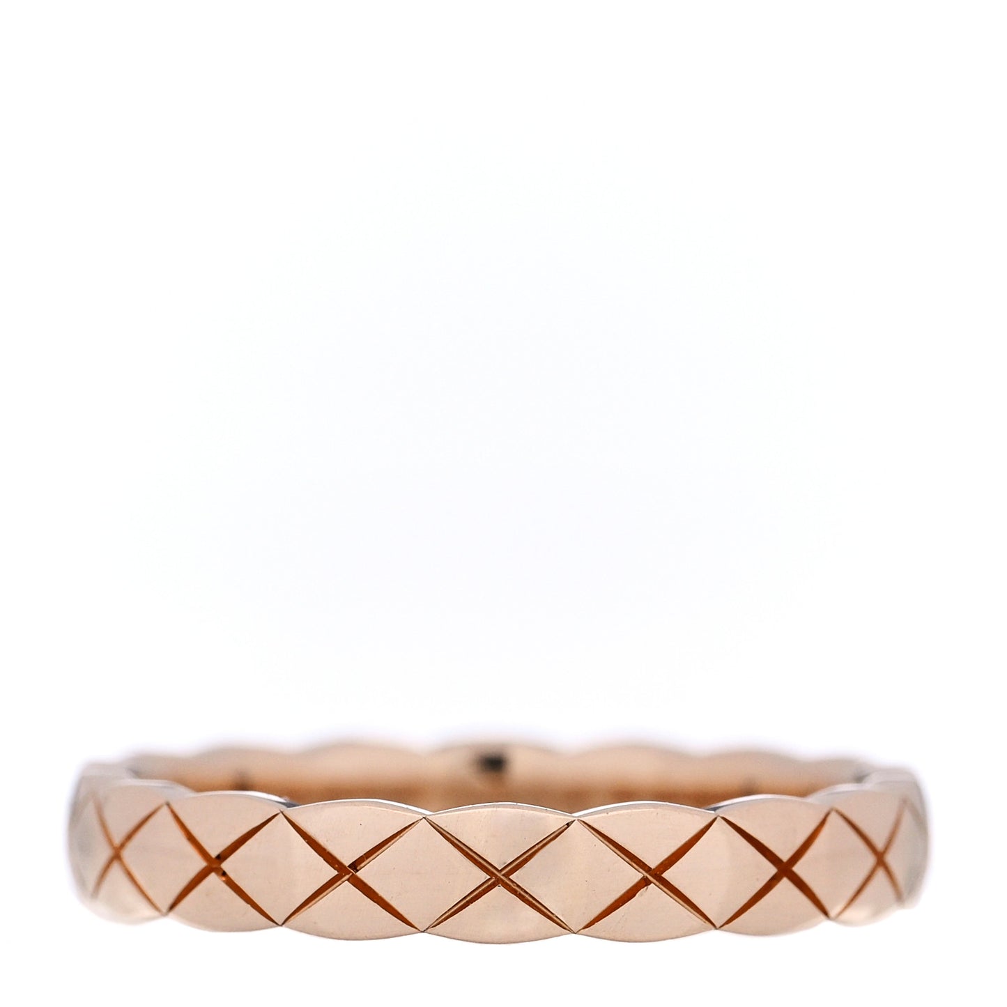 18K Beige Gold Mini Coco Crush Ring 53 6.25