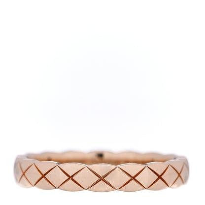 Chanel 18K Beige Gold Mini Coco Crush Ring 53 6.25 3 of 7