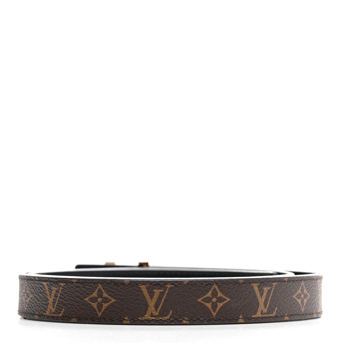 Monogram 20mm Initiales Belt 80 32 Black