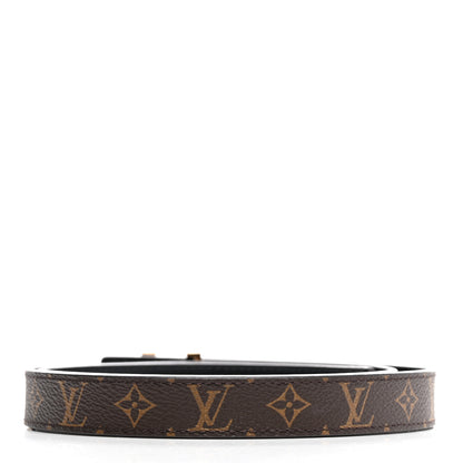 Louis Vuitton Monogram 20mm Initiales Belt 80 32 Black 2 of 6