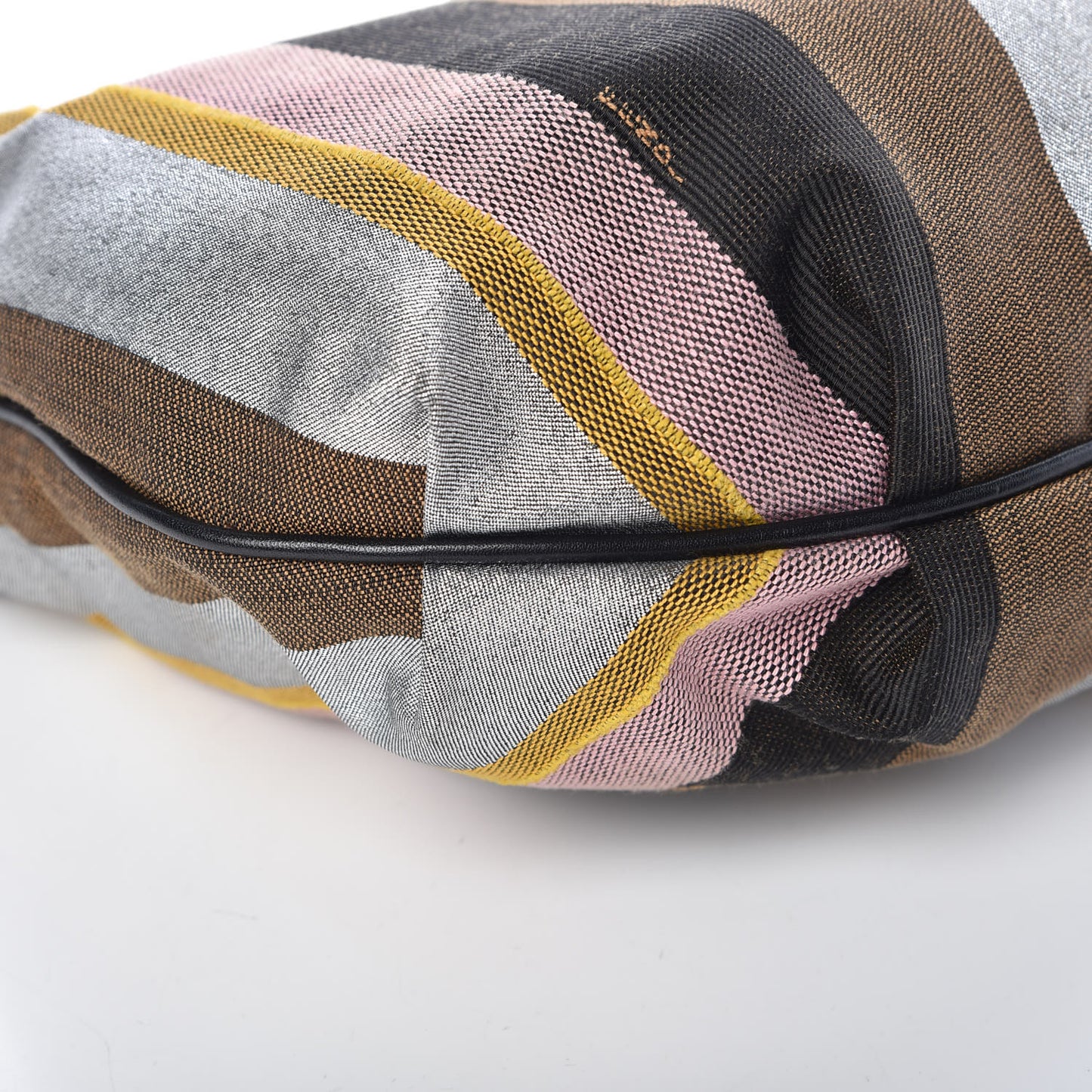 Pequin Small Chef Chain Hobo Multicolor Rosa Black
