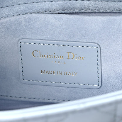 Christian Dior Lambskin Cannage Small Lady D-Joy Light Blue 6 of 10