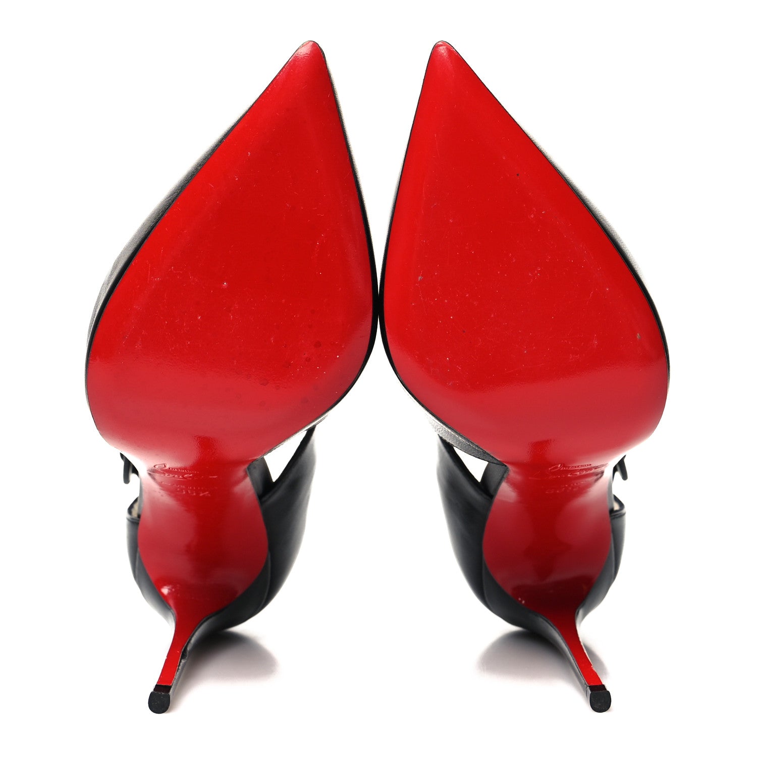 Christian Louboutin Shiny Nappa Sharpeta 100 Pumps 36.5 Black 5 of 11