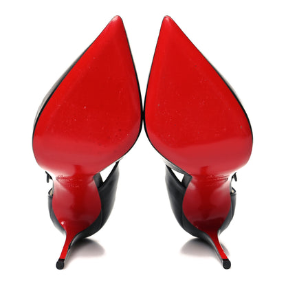 Christian Louboutin Shiny Nappa Sharpeta 100 Pumps 36.5 Black 5 of 11
