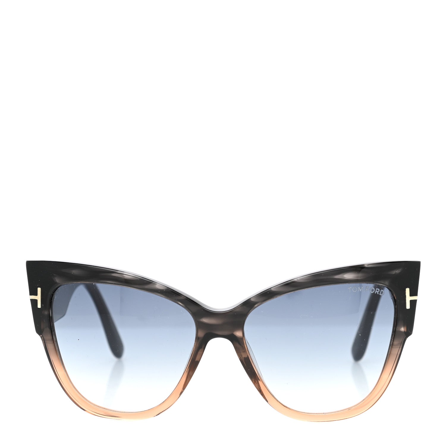 Tom Ford Anoushka Sunglasses TF371 Melange Grey Peach 2 of 8