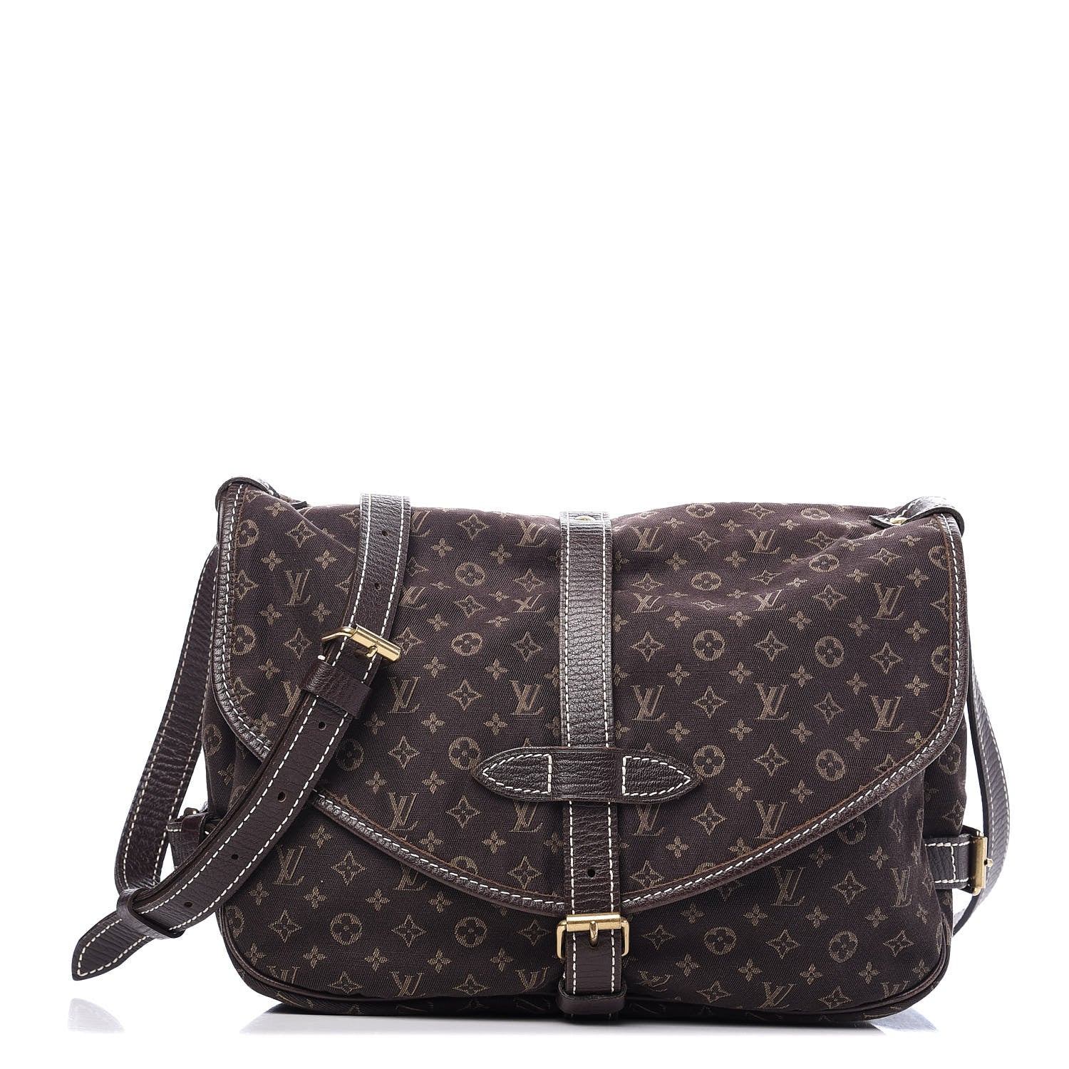 Louis Vuitton Monogram Mini Lin Saumur Ebene 1 of 10