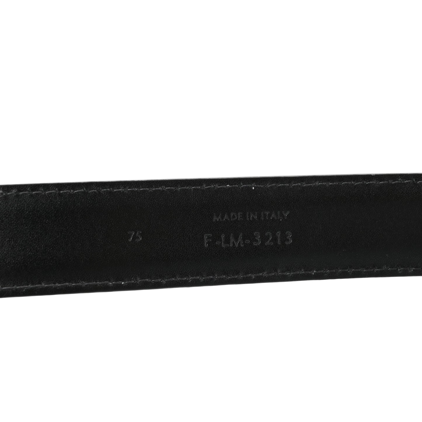 Box Calfskin Medium 25mm Triomphe Belt Black 75 30 Black