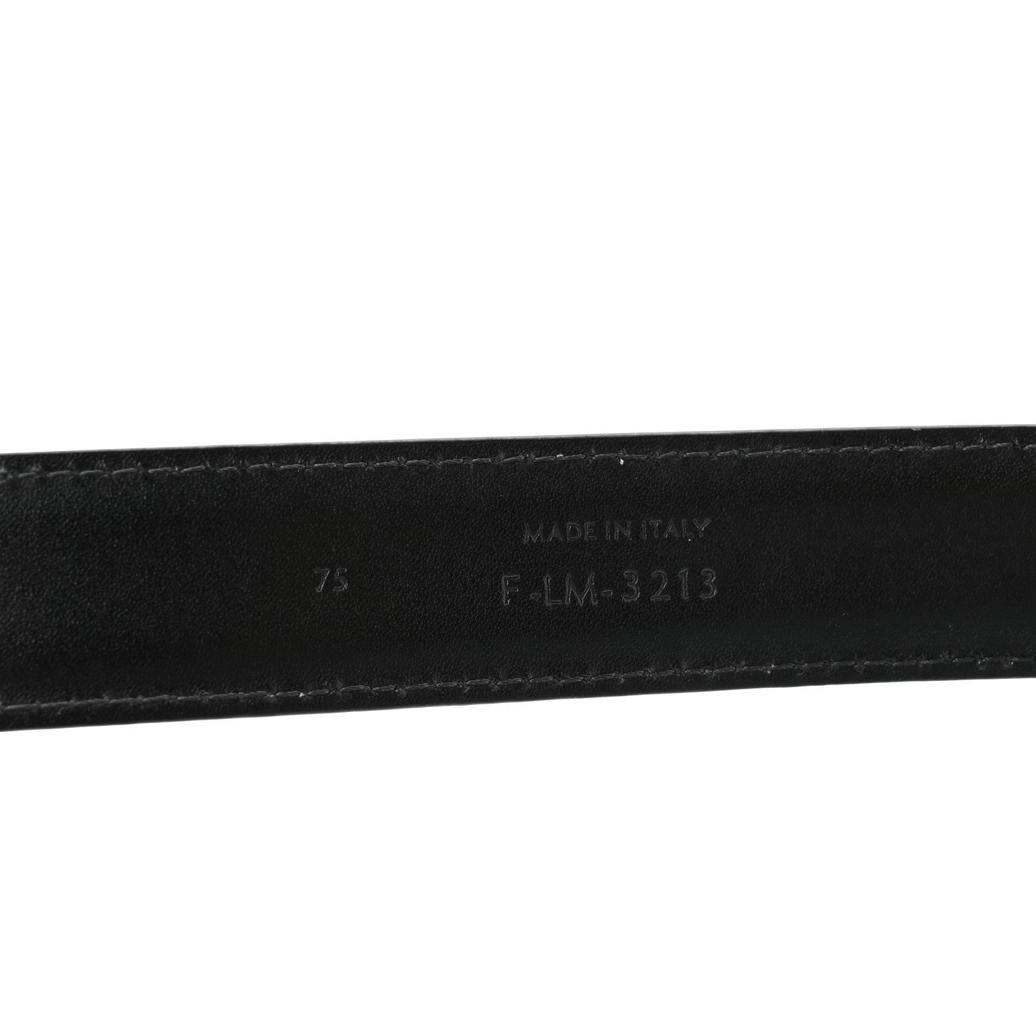 Celine Box Calfskin Medium 25mm Triomphe Belt Black 75 30 Black 6 of 8